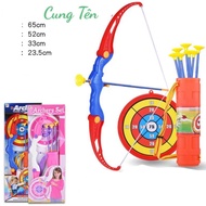 Children Toy Bow &amp; Arrow Outdoor Target Fun Game