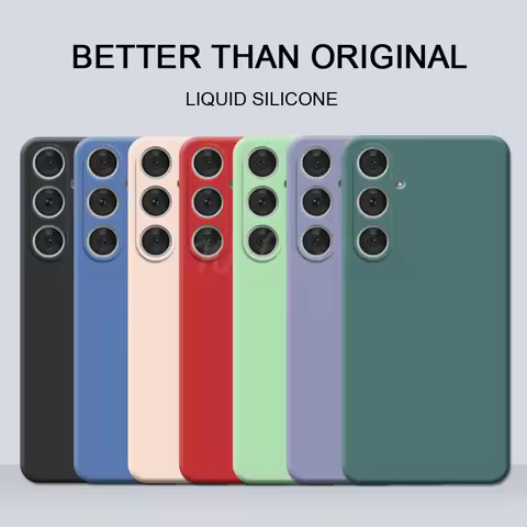 For Samsung Galaxy A56 Case Liquid Silicone Plain Rubber Funda Phone Protector Case Samsung Galaxy A