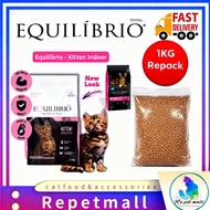 Equilibrio/EQ 1KG Repack( Kitten Indoor )Cat Dry Food/Makanan Kering Kucing 猫粮干粮