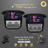 Q7 จอ แอนด์ดรอย 9นิ้ว INNOVA 11-15 Androidแท้ จาก รองรับ360°และแบบ 4G จอแอนดรอยด์ติดรถยนต์ 4/8 คอร์