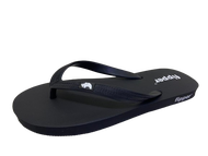Man full rubber black slipper N4 FIPPER TM | KASUT SELIPAR LELAKI DEWASA HITAM [ ready stock + fast 