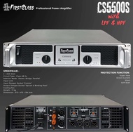 POWER AMPLIFIER FIRSTCLASS CS5500S /CS 5500 S 2CHANNEL WITH CROSSOVER