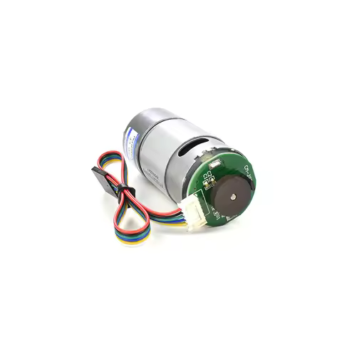 JGB37-545 Miniature DC Gear Motor Low Speed Small Motor 12V 24V Large Torque Encoder Motor Gift Brac