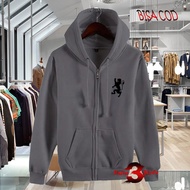 HITAM Style Distro Jacket Zipper Distro Distro Logo Gordano Text Black Sweater Jacket Distro Girls B