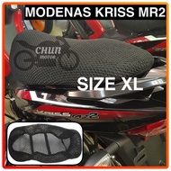 Modenas Kriss MR1/MR2/MR3/ACE115/CT110/DINAMIK/GT128 Seat Cover Net 3D Motorcycle Jaring BKP Good Quality Net