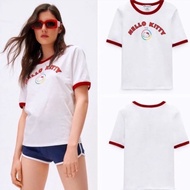 Zara X HELLO Kitty Shirt 100% Authentic Size M Chest 38 Inches Length 24 Soft Fabric Clean White Cut
