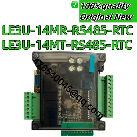 100% new original FX3U-14MR FX3U-14MT PLC industrial control board 8 Input 6 Output 6AD 2DA and RS48