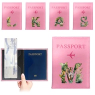 PU Leather Passport Holder Pasport Case Travel Document Holder UV Printing Jungle Tiger Series Women