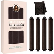 Boucle Sans Chaleur,5 Pièces Bigoudis Sans Chaleur de Sommeil Doux Overnight Heatless Hair Curlers B