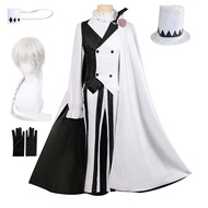 Nikolai Gogol Cosplay Costume Anime Bungou BSD Season 4 Nikolai Cosplay Cloak Cape Uniform Suit Hall