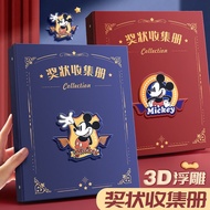 A a ai1 Disney Certificate Storage Book a Picture Book Student Universal a Large Picture Folder Fold