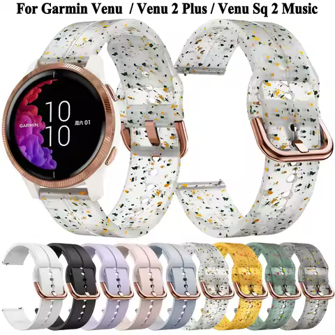 20mm Watch Strap For Garmin Venu/Venu 2 Plus/Venu Sq Forerunner 165 55 Vivoactive 5 3 Approach S42 S