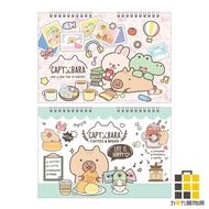 Capybara 8K Sketch Scrapbook B [Nine Times Nine Stationery] Friends Coffee Sketchbook 8K Kapibara Ka