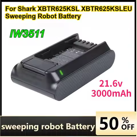 High-Quality 21.6V 3000mAh IW3511 Replacement Li-Ion Battery For Shark XBTR625KSL XBTR625KSLEU Sweep