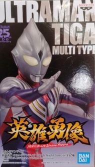 英雄勇像 超人迪加 Ultraman Tiga Figure A款睇下  'BANDAI 夜晚色 Ultraman Tiga Multi Type Hero's Brave Statue Figure