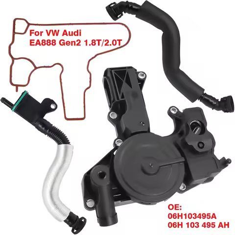 06H103495A Crankcase Vent Valve Oil Separator PCV Valve for Audi A4 B8 A5 Q5 TT VW Passat CC Tiguan 