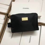 💕現貨🖤 Chanel VIP禮品❤️大容量化妝袋 ～跟盒