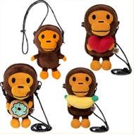 1Pcs Monkey Mobile Phone Bag Milomonkey Phone Bag Shoulder Bag Monkey Holding Bananas Monkey Holding