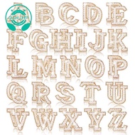 Pearl Rhinestone Letter Patches Letter Stickers Alphabet Applique Letter Sticker