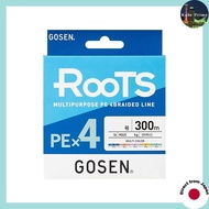 Gosen Roots PE×4 Multi-Color 300m 0.4号