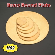 H62 Yellow Copper Plate Circular Thin Copper Plate Solid Round Copper Pad Yellow Copper Plate Laser 