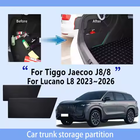 Car Accessories For Tiggo Jaecoo J8/8 2023~2026 2025 Trunk Storage Partition Multifunction Storage A