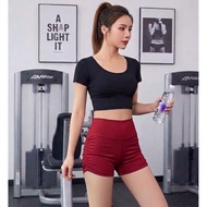 Gym, yoga, aerobic butt elastic shorts Gym Pants Yoga Pants Sport Shorts Women