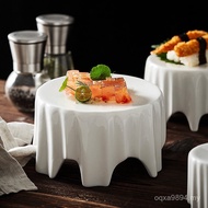 Featured Tableware Hotel Special-Shaped Dish Cold Dish Irregular Plate Creative s Artistic Conceptio