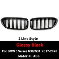 กันชนหน้ากระจังอุปกรณ์ปรับจูนตะแกรงย่างสำหรับ BMW 5 G30 G31 2017-2020 525i 530i 540i 520d 530d M550d