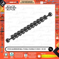 Flexible Arm Camera Tray Aluminum Ball to Ball 12 inch 30 cm X Adventurer BB-F12 Underwater Diving