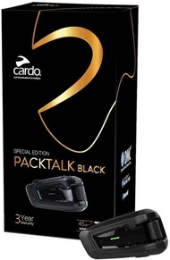 CARDO PACKTALK BLACK EDITION COMMUNICATION SYSTEM | SINGLE |