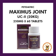 PETDiatric® Maximus Joint 20kg Canine Feline Dog Cat Kucing 250mg x 60 tablets