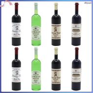 Decorative Mini Wine Bottle Miniature Bottles Red Doll House Ornaments Liquor Gobstoppers Baby  dliyuan