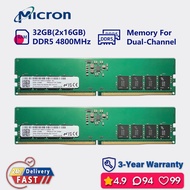 MICRON 16gb 32gb 64gb 4800mhz ddr5 Dual channel memory ram desktop udimm pc5 38400s