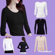 INNER BAJU PEREMPUAN LENGAN PANJANG...HIGH QUALITY.. KAIN COTTON