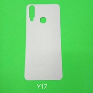 Garskin vivo y17 anti-scratch carbon vivo y17 screen guard vivo y17 anti-scratch back vivo y17