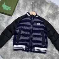 Moncler 2024Same Style New Baseball Uniform Contrast Color down Jacket Coat down Jacket Jacket Coat 