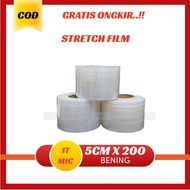 5cm Clear Plastic wrapping Stretch film/ 5cm x 200m eco grafting 5cm plastic grafting grafting/