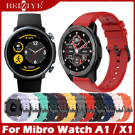 For Mibro Watch A1 สาย smartwatch สายนาฬิกา Mibro Watch X1 สาย watch band Soft ซิลิโคน สายนาฬิกาข้อม