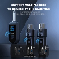 TECHCHIP-UHF XLR Adapter System Wireless Microphone Transmitter Receiver for Dynamic Microphone Guit