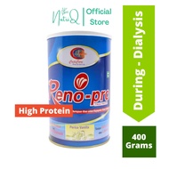 Reno-Pro Susu Milk Powder Renopro Vanilla 400g Low or High Protein and Criticare Renal Care Suppleme