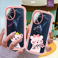 Adorable Squirrel Casing ph Odd Shape for for OPPO A1 Pro/K A3/S A5/S A7/N/X A8 A9 A11/X/S A12/E/S A15/S A16/S/K A17/K 4G/5G Cute soft case Cute Girl plastic Mobile Phone