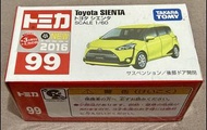 TOMICA NO.99 TOYOTA SIENTA