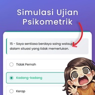 Simulasi Psikometrik 2025 - Ujian PSEE SPA