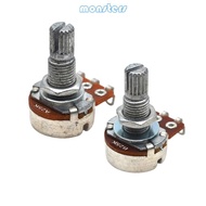Mon 5Pcs 25K A B Guitar Amp Potentiometer Guitar Volumes Tone Pots Easy to Install