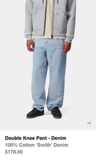 Carhartt WIP Double Knee Pant - Denim