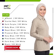 MR2 Uniform FT-990 - Baju Wanita Baju Korporat Baju Kemeja Women Shirt