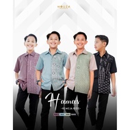 KEMEJA Latest Hamas Kids Short Sleeve Koko Shirt for Boys, Maxmara Fabric, Printing Motif by Mouza O