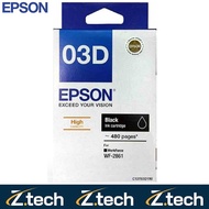 Epson 03D Black Ink Cartridge C13T03D190 For Epson WF-2861 (Authentic)