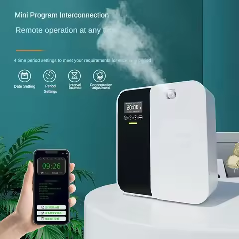 Scent Diffuser Machine 1000m³ Scent Diffuser Machine Wall Mounted Fragrance Diffuser Bluetooth Essen